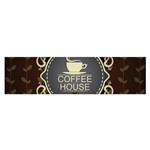 Coffee House Satin Scarf (Oblong) Front