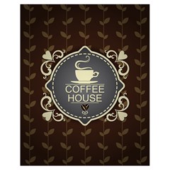 Coffee House Drawstring Bag (small)