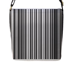 Barcode Pattern Flap Messenger Bag (l)  by BangZart