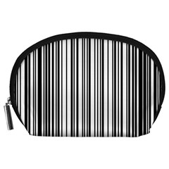 Barcode Pattern Accessory Pouches (large) 