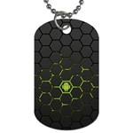 Green Android Honeycomb Gree Dog Tag (One Side) Front