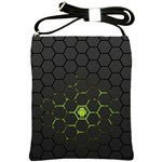 Green Android Honeycomb Gree Shoulder Sling Bags Front