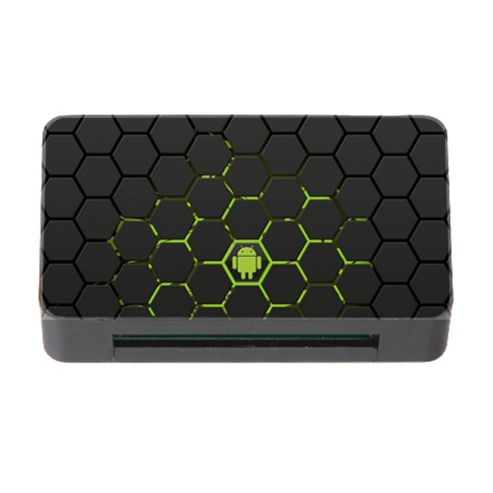 Green Android Honeycomb Gree Memory Card Reader with CF