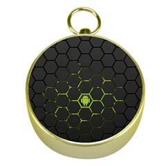 Green Android Honeycomb Gree Gold Compasses