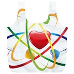 Love Full Print Recycle Bags (L)  Front