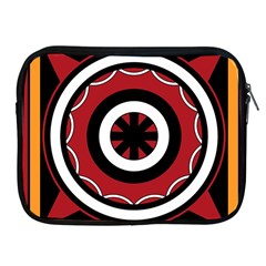 Toraja Pattern Pa barre Allo Apple Ipad 2/3/4 Zipper Cases by BangZart