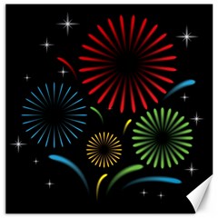 Fireworks With Star Vector Canvas 16  X 16   by BangZart