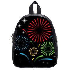 Fireworks With Star Vector School Bags (small)  by BangZart