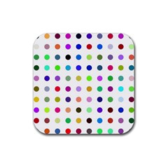 Circle Pattern Rubber Coaster (square)  by BangZart