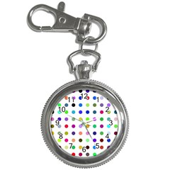 Circle Pattern Key Chain Watches