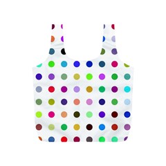 Circle Pattern Full Print Recycle Bags (s) 