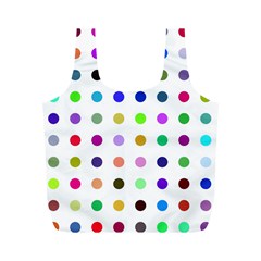 Circle Pattern Full Print Recycle Bags (m)  by BangZart