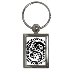 Ying Yang Tattoo Key Chains (rectangle)  by BangZart