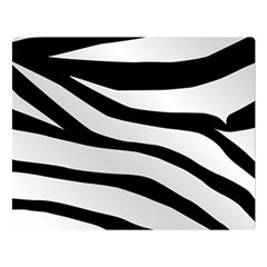 White Tiger Skin Double Sided Flano Blanket (large) 