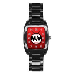 Funny Angry Stainless Steel Barrel Watch by BangZart
