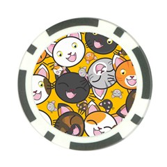 Cats Cute Kitty Kitties Kitten Poker Chip Card Guard (10 Pack) by BangZart