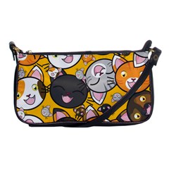 Cats Cute Kitty Kitties Kitten Shoulder Clutch Bags by BangZart