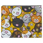 Cats Cute Kitty Kitties Kitten Cosmetic Bag (XXXL)  Front