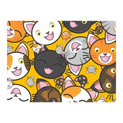 Cats Cute Kitty Kitties Kitten Double Sided Flano Blanket (mini) 