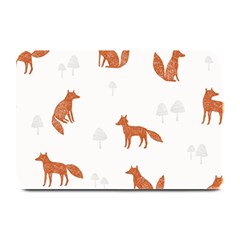 Fox Animal Wild Pattern Plate Mats by BangZart