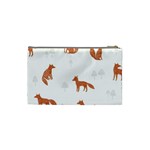 Fox Animal Wild Pattern Cosmetic Bag (Small)  Back