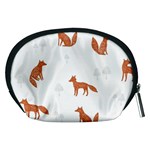 Fox Animal Wild Pattern Accessory Pouches (Medium)  Back