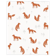 Fox Animal Wild Pattern Drawstring Bag (small)