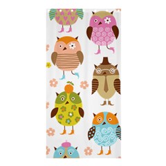 Cute Owls Pattern Shower Curtain 36  X 72  (stall)  by BangZart