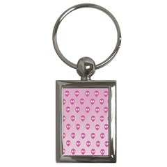 Alien Pattern Pink Key Chains (rectangle)  by BangZart