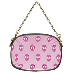 Alien Pattern Pink Chain Purses (two Sides) 