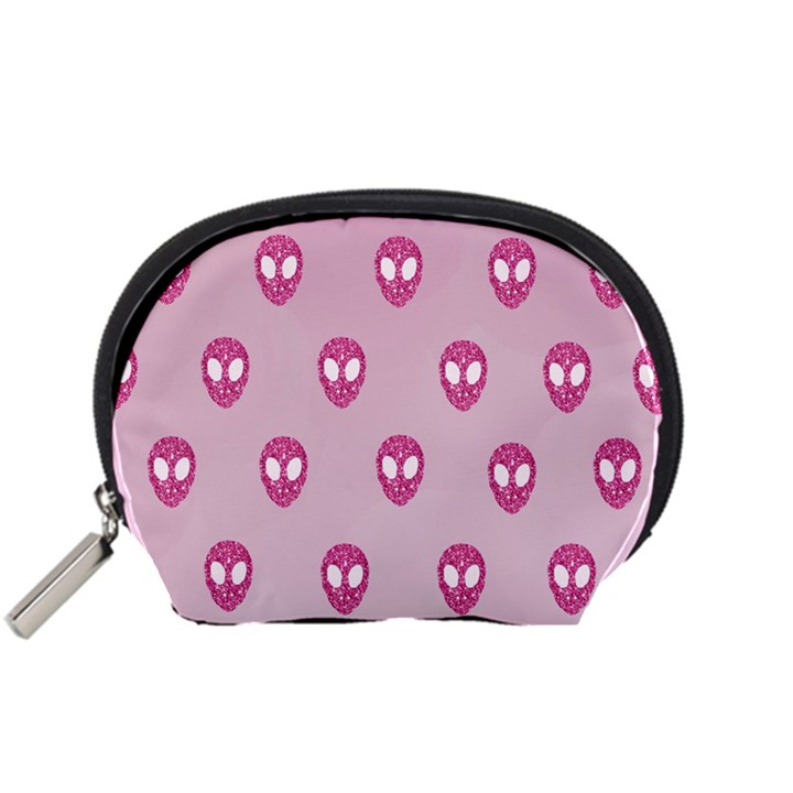 Alien Pattern Pink Accessory Pouches (Small) 