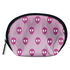 Alien Pattern Pink Accessory Pouches (medium) 