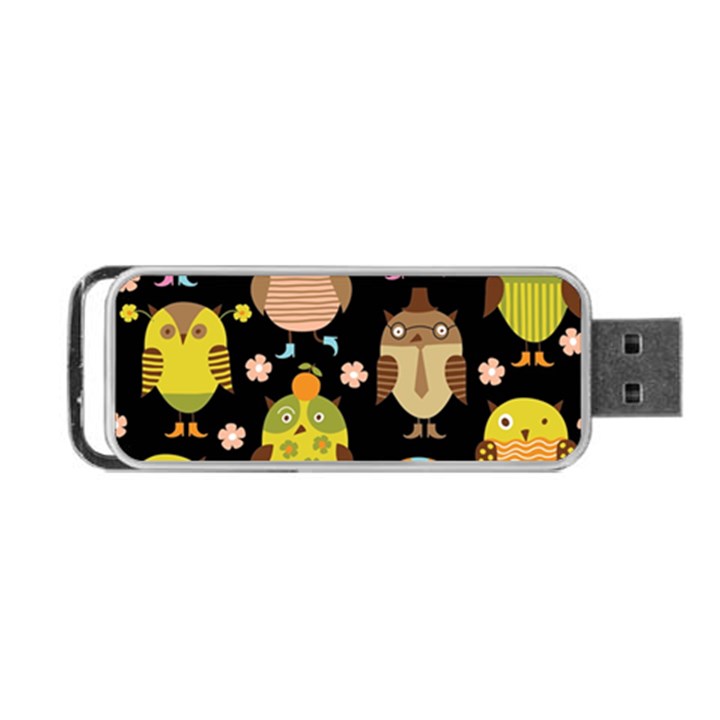 Cute Owls Pattern Portable USB Flash (Two Sides)