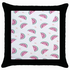 Watermelon Wallpapers  Creative Illustration And Patterns Throw Pillow Case (black) by BangZart