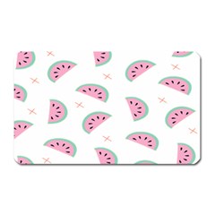 Watermelon Wallpapers  Creative Illustration And Patterns Magnet (rectangular) by BangZart