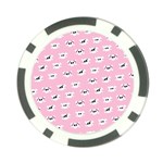 Girly Girlie Punk Skull Poker Chip Card Guard Front