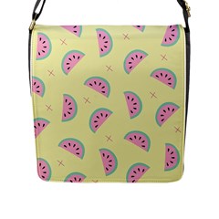 Watermelon Wallpapers  Creative Illustration And Patterns Flap Messenger Bag (l) 