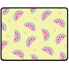 Watermelon Wallpapers  Creative Illustration And Patterns Double Sided Fleece Blanket (medium) 