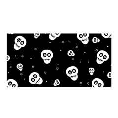 Skull Pattern Satin Wrap