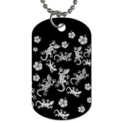 Ornate Lizards Dog Tag (two Sides) by Valentinaart