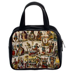 Tarot Cards Pattern Classic Handbags (2 Sides) by Valentinaart