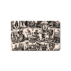 Tarot cards pattern Magnet (Name Card)