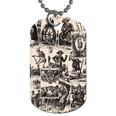Tarot cards pattern Dog Tag (Two Sides)