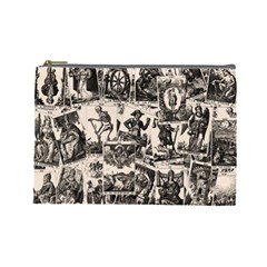 Tarot cards pattern Cosmetic Bag (Large) 