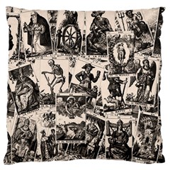 Tarot cards pattern Standard Flano Cushion Case (Two Sides)