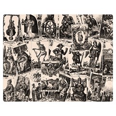 Tarot cards pattern Double Sided Flano Blanket (Medium) 