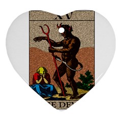 The Devil - Tarot Ornament (heart) by Valentinaart