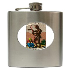 The Devil - Tarot Hip Flask (6 Oz) by Valentinaart