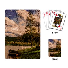 Landscape Playing Card by Valentinaart