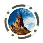 Landscape Poker Chip Card Guard Back